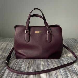 Kate Spade Deep Purple Satchel